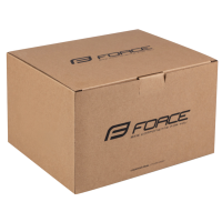 KACIGA FORCE DROP downhill, belo-siva L-XL