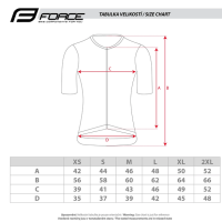 Dres FORCE LIMIT kratki rukav, plava, L