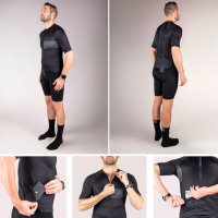 Dres FORCE SWAY kratki rukav, crna, XXL