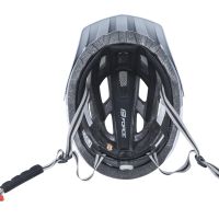 KACIGA FORCE CORELLA MTB sivo-bela S/M