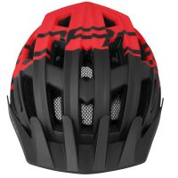 KACIGA FORCE CORELLA MTB CRNO-CRVENA S/M