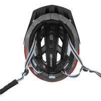 KACIGA FORCE CORELLA MTB CRNO-CRVENA S/M