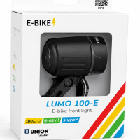 PREDNJE SVETLO UNION® ZA E-BIKE Lumo 100-E, na kartici