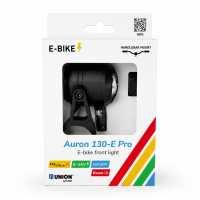 PREDNJE SVETLO UNION® ZA E-BIKE Auron 130-E Pro, na kartici