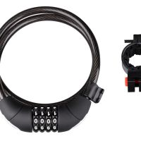 Brava F LUX spiralna šifra sa držačem 85cm/10mm,crna