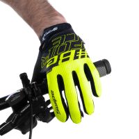 Rukavice FORCE MTB SVIPE letnje, crno-fluo XL