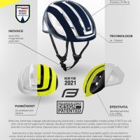 KACIGA FORCE NEO, fluo-crna L/XL