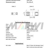 LEŽAJ NABLE CB-065 6000 10x26x8(Mavic, DT Swiss, FSA, Bontrager, Easton, Stan’s, On-One)