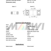 LEŽAJ SREDNJEG POGONA CB-093 MR163110 16x31x10