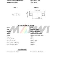 LEŽAJ SUSPENZIJE CB-459 MR17286V 17x28x6(TREK)
