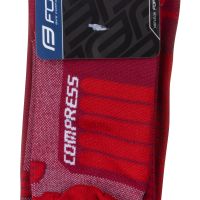 Čarape FORCE COMPRESS, bordo-crvene S-M / 36-41