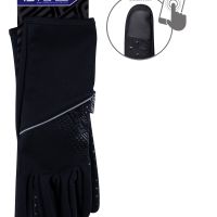 Rukavice F VISION softshell, proleće-jesen, crne XL