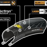 *GUMA SPOLJAŠNJA 700x28C CONTINENTAL GRAND PRIX 5000 black/black Skin kevlar