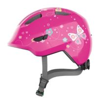 *ABUS KACIGA ZA DECU  SMILEY 3.0 - PINK  BUTTERFLY - VEL:M