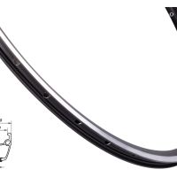 FELGA MACH1 ROAD RUNNER 622x15 32 RUPE CRNA