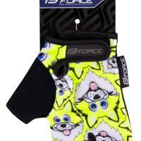 RUKAVICE DEČIJE FORCE WOLFIE KID, fluo L