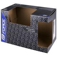 Kaciga FORCE BULL HUE, belo-crna S-M