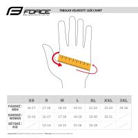 Rukavice FORCE LOOSE, žute M
