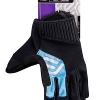 Rukavice FORCE MTB POWER, crno-plave XS