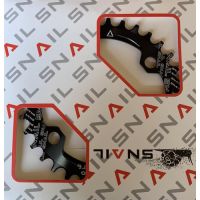 ALU ZUPČANIK 36 ZUBA CNC; Crna boja,BCD104