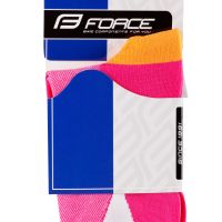 Čarape FORCE STREAK, roze-narandžaste L-XL/42-46									