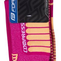 Čarape FORCE COMPRESS, ljubičasto-kajsija L-XL / 42-47