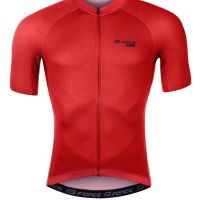 Dres FORCE PURE kratki rukav, crvena XS