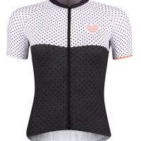 Dres FORCE POINTS  kratki rukav, crna-bela XS