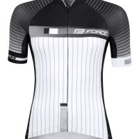Dres FORCE DASH kratki rukav, crna-bela XS