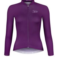 Prolećni dres FORCE PURE dugi rukav, ljubičasta XS