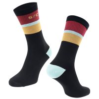 Čarape FORCE STRIPE duže, crno L-XL/42-46