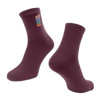 Čarape FORCE COLOUR kraće, bordo L-XL/42-46