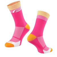 Čarape FORCE STREAK, roze-narandžaste L-XL/42-46									