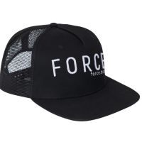 Kačket FORCE TRUCKER LOGO 3D, crno-beli