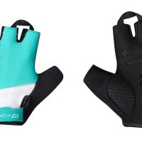 Rukavice FORCE SECTOR gel Ženske, crno-tirkizno L