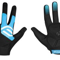 Rukavice FORCE MTB POWER, crno-plave XL