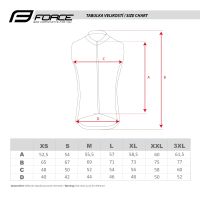 Prsluk FORCE LASER windproof, crno 2XL