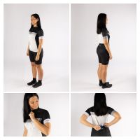 Dres F PATRIOT LADY kratki rukav, belo XL