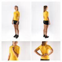 Dres FORCE PURE kratki rukav, žuto L