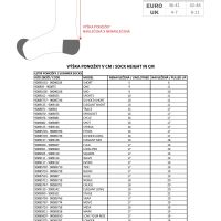 Čarape FORCE LONGER, roze S-M/36-41