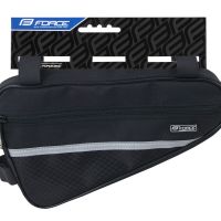 TROUGLASTA TORBICA za ram FORCE LONG STRONG ojačana, crna