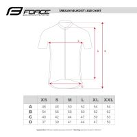 Dres FORCE ART LADY kratki rukav, crno-beli S