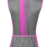 Dres FORCE ACCELER LADY bez rukava, sivo-pink XS