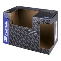 Kaciga FORCE BULL HUE, plavo-orange L-XL