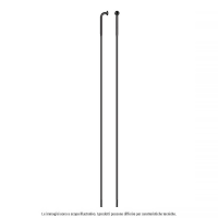 ŽBICE LEADER INOX J-BEND Sapim - 298 MM, CRNE