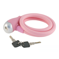 Spiralna sajla za zaključavanjeSILICON Ø 12 - ROZE