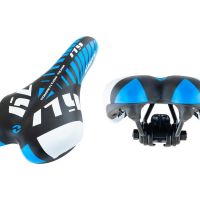 * SEDLO DEČIJE ZA BICIKL KID SPORT CRNO BELO PLAVO