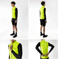 Prsluk FORCE VISION, windstopper, fluo XS