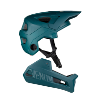KACIGA FORCE VENOM downhill 2 u 1, petrolej S-M