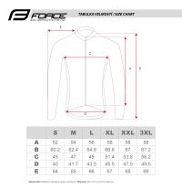 Prolećni dres FORCE PURE dugi rukav, crna M